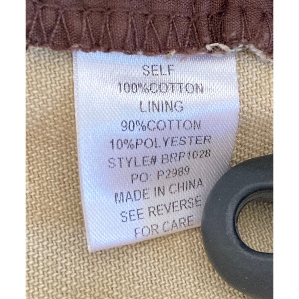 Bailey Rose women's zebra two tone brown/tan denim jeans, size large - Picture 8 of 9
